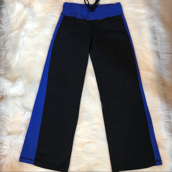 lululemon athletica Pants - ❤️RESERVED❤️ Lululemon Black w/ Blue Side Stripe